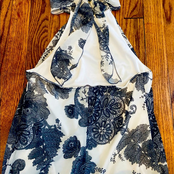 Charlotte Russe Neck Tie Strapless Blouse - Picture 6 of 7